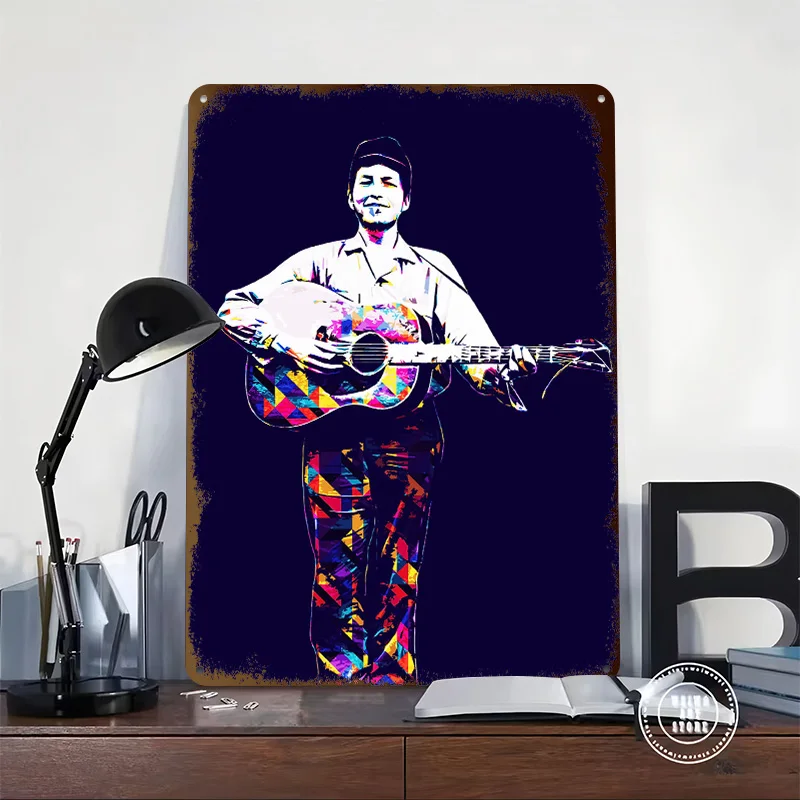 Bob Dylan 3D Texture Metal Poster Customized Wall Art Tin Sign Gift for Mancave Home Decoration Garage Decorations House Decor