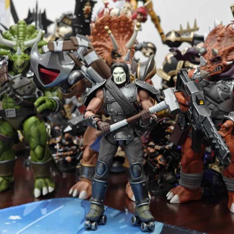 

(В НАЛИЧИИ) Черепашки ниндзя JOYTOY Dark Source — полностью шарнирная фигурка Tesseron Trio & Casey Jones в масштабе 1:18