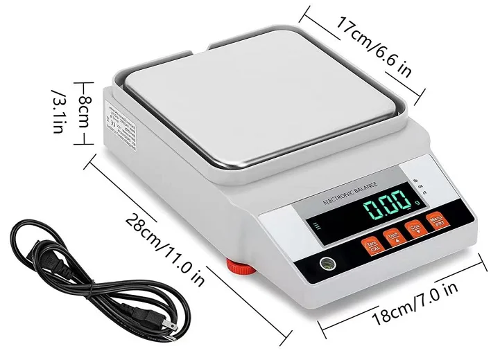 0.1g 100g 500g 1kg 2kg 3kg 4kg 5kg 60kg scale 0.001 electronic 0.01g precision balance