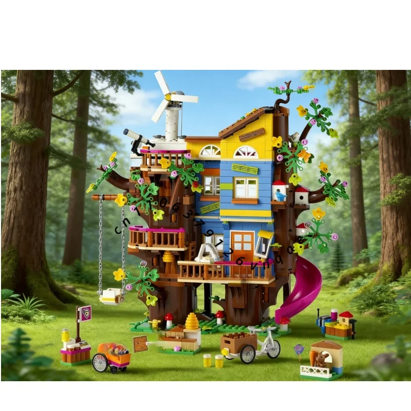 

Tenth Anniversary Girl Series Good Friends Friendship Tree House Children's Assembly Toys Christmas New Year Gifts 2026 Ne