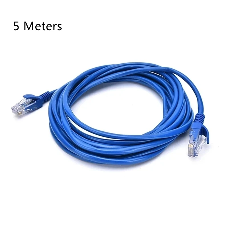 5M/10M/20M Ethernet Cable CAT6E RJ45 Lan Cable UTP Networking Cable Patch Cord for IP POE Camera Desktop Computers Switch Router