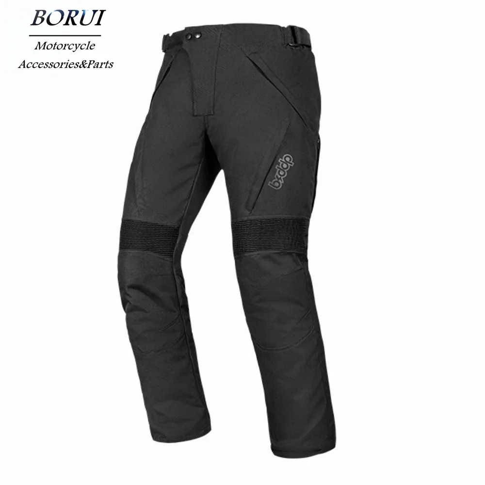 Ropa de montar en motocicleta, pantalones gruesos y cálidos, ropa de Rally impermeable, transpirable para las cuatro estaciones con protección CE