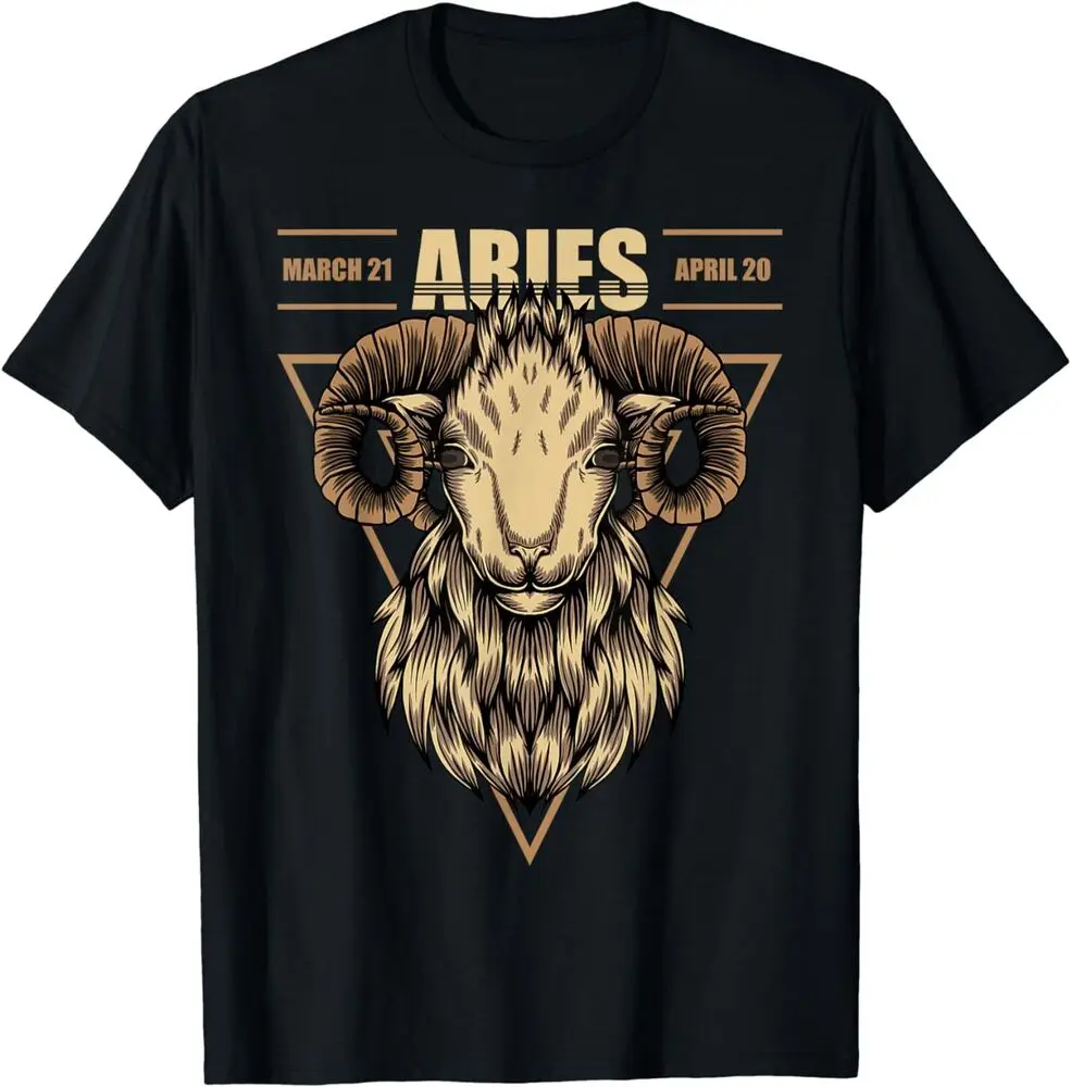 Aries Zodiac Sign Symbol Astrology Dates Best T-Shirt Anime Graphic T-shirts Y2K Tops Unisex Summer Short Sleeve