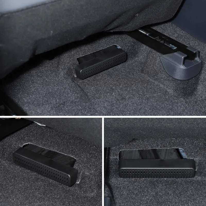 

For Toyota RAV4 2026 ABS Black Car Seat Outlet Air Outlet Vent Cover Trim Sticker Interior Car Accessories