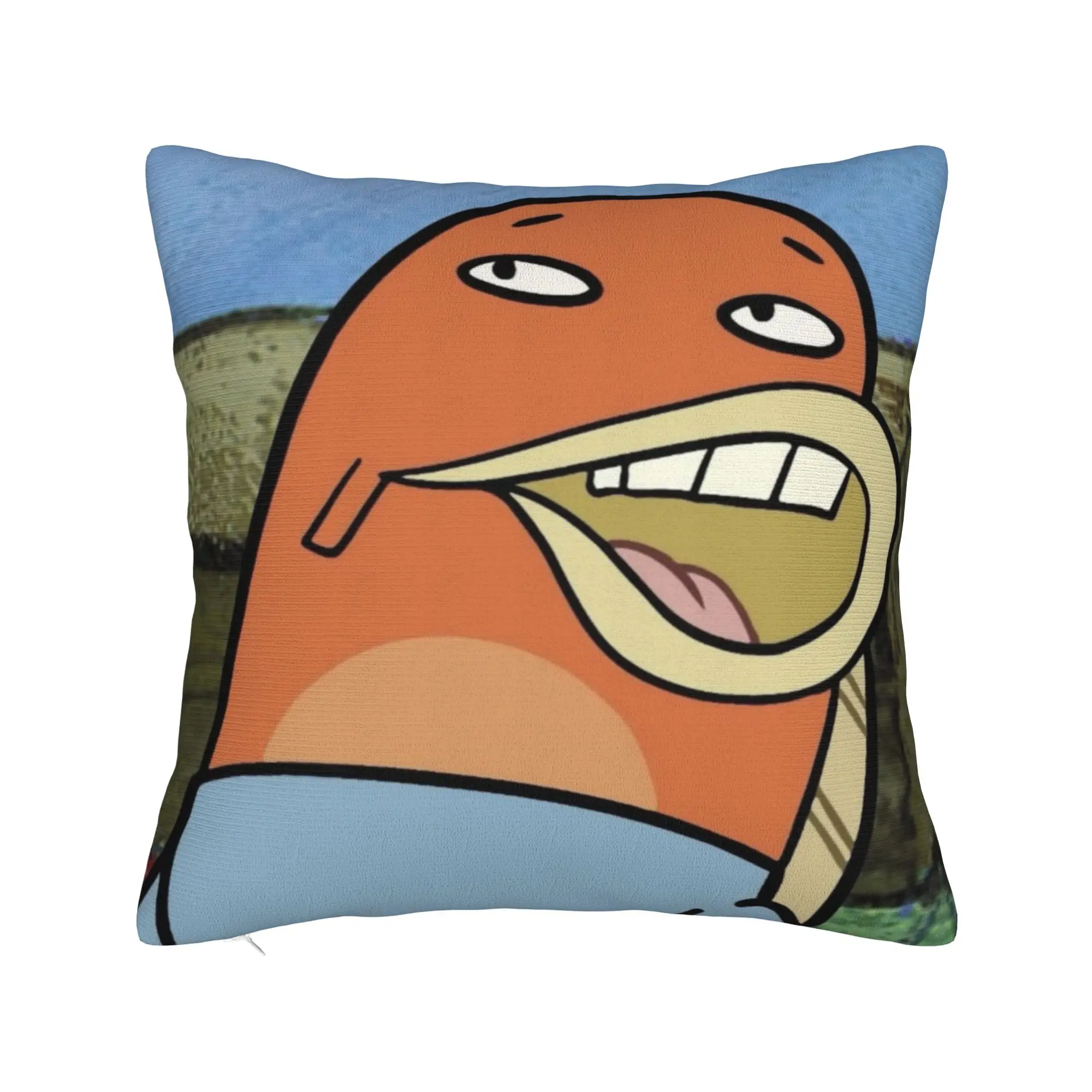 Bikinis Bottom Buddies Funny Fish Square Pillow Cases Cushion Covers Awesome Decorative Throw Pillow Case Cover for Home 40*40cm