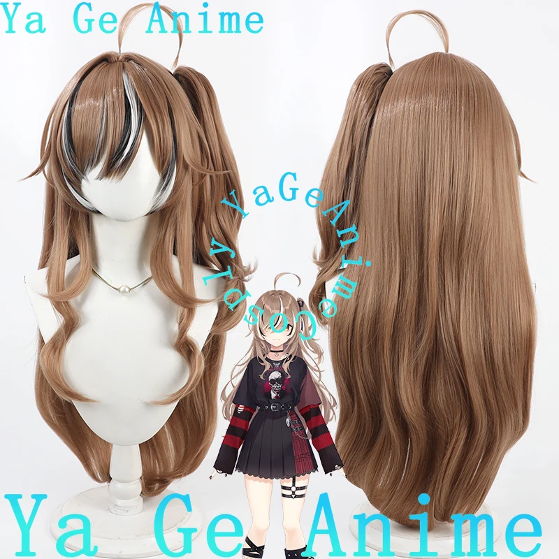 

Ya Ge Anime in Stock Fast Shipping Virtual VTuber Nanashi Mumei Cosplay Wig Anime Comic Reality Show Synthetic Wig