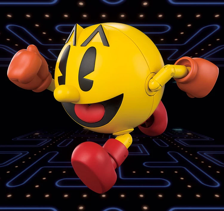 Original Bandai S.H.Figuarts Pac-Man/ PacmanPVC Action Figure Active Joints Model Ornaments Gift