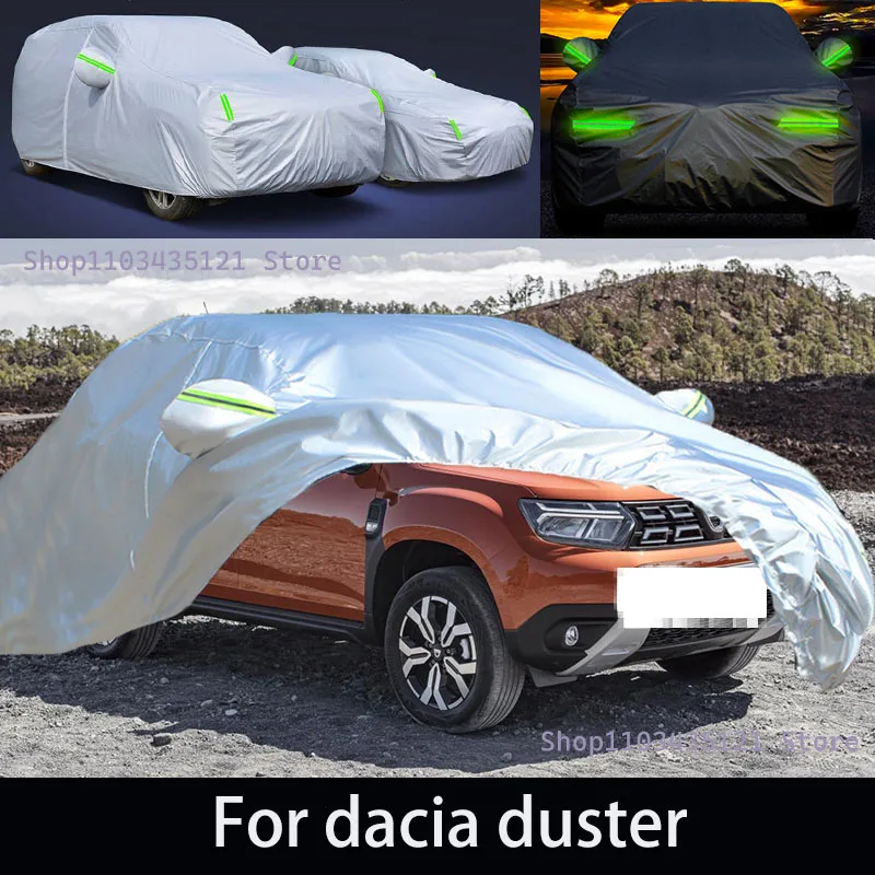 

For dacia duster Outdoor Protection Full Car Covers Snow Cover Sunshade Waterproof Dustproof Exterior Car accessories