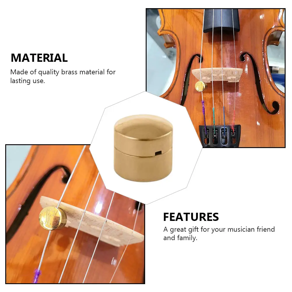

Cello Wolf Sounder Tone Note Mute Full Size Accessories Instrument Part Brass Musical Accessory Bass