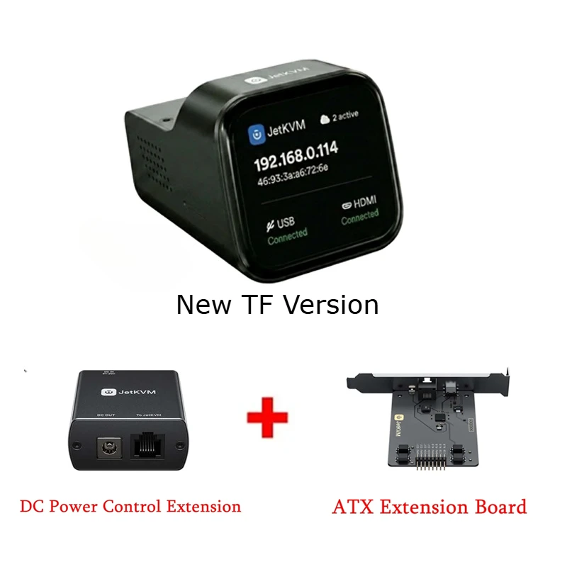 New TF Version ! JetKVM IP-KVM Open Source Computer Remote