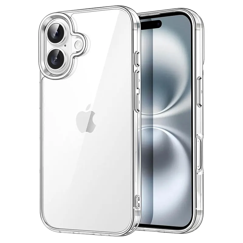 Ultra Thin Clear Silicone Case For iPhone 15 14 Plus 13 12 Mini 11 Pro Xs Max XR X16 Pro Max Back Cover Soft Transparent Case