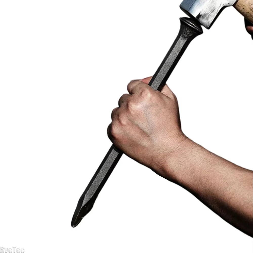 

1 шт. Промышленные зубила из высокопрочной легированной стали с устойчивой к поту рукояткой для гравировки и резки цемента, кирпичной кладки, бетона