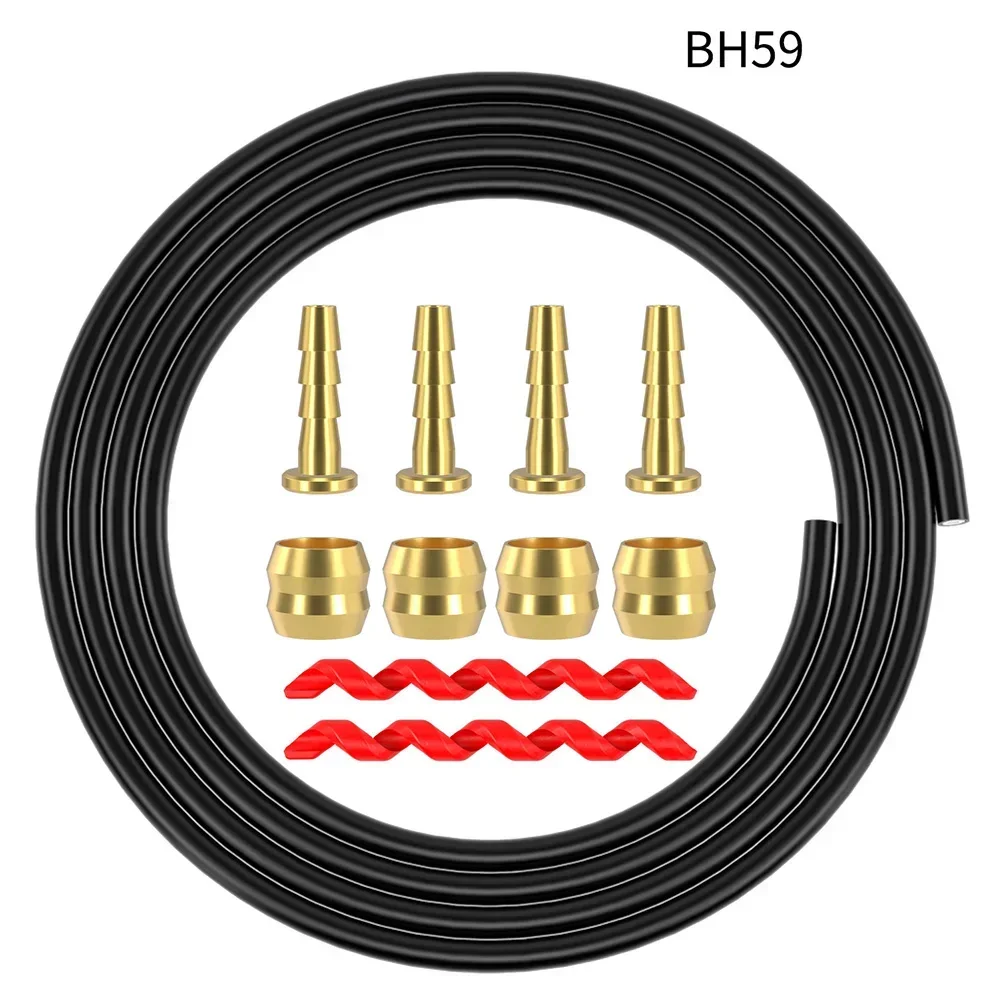 

Brake Hose Kit Disc Brake Hose For-Shimano BH59 BH90 Bicycle Replace Parts 5.0x2.0mm ABS+Stainless Steel Black