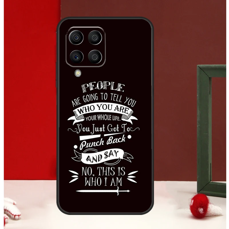 ذات مرة إيما سوان إقتباس حقيبة لهاتف سامسونج جالاكسي M12 M32 M52 M06 M16 M36 M56 M33 M15 M55 M31 M13 M14 M53 M35 M34 M54