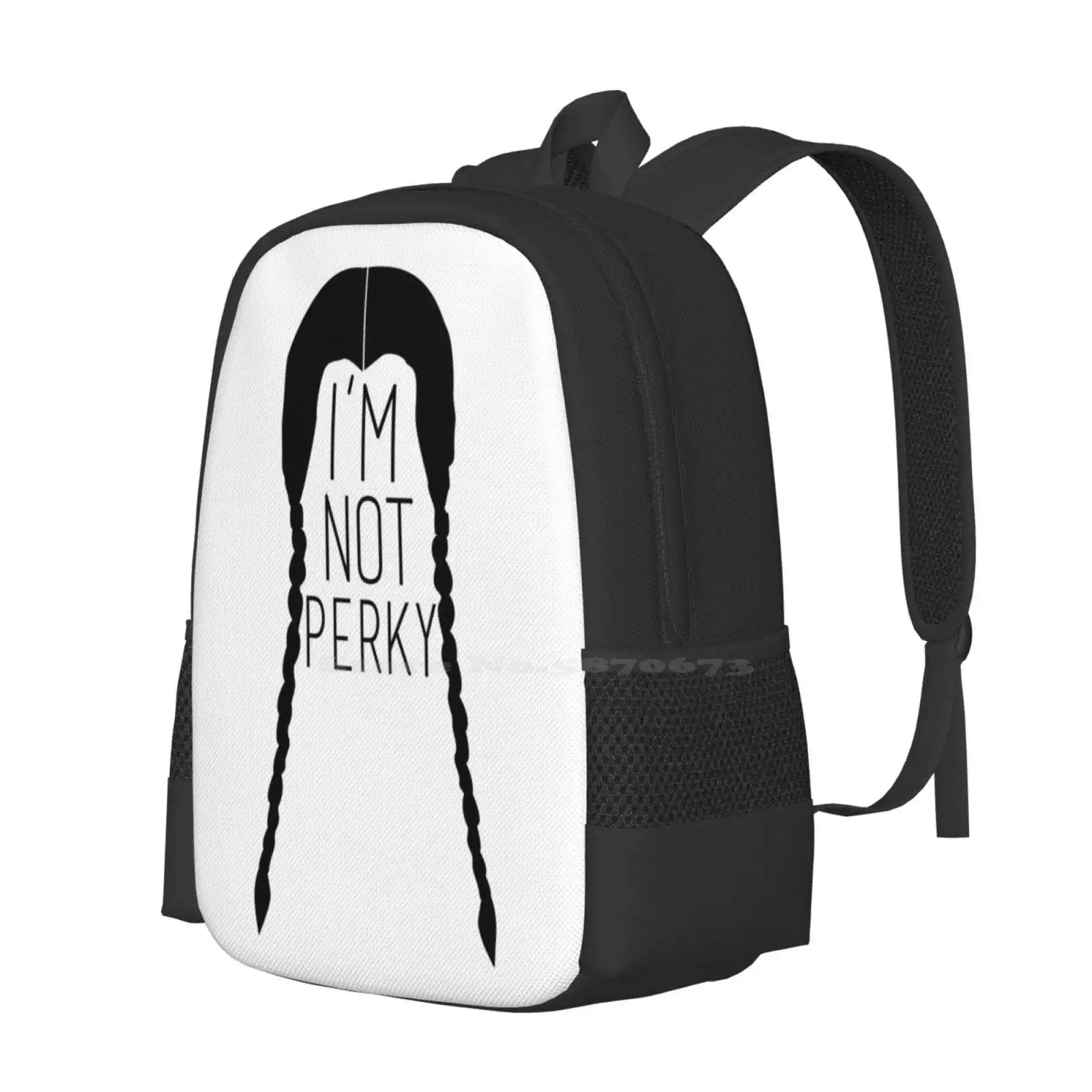 Borsa di Design con motivo addighe di venerdì zaino per studenti addigs di venerdì famiglia di Adams Adams The Gothic Funny Im Not