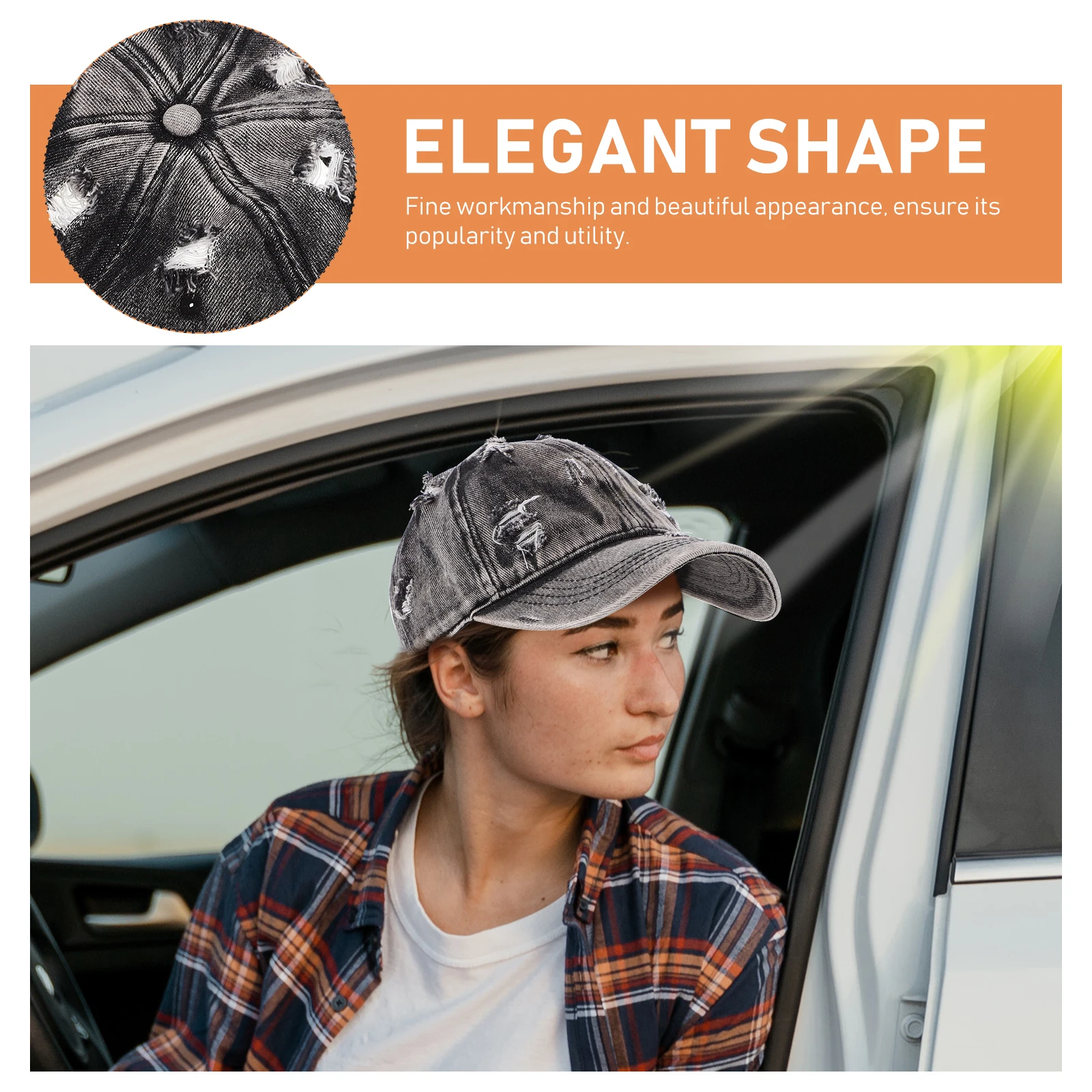 

Denim Baseball Cap Women Men Casual Sunscreen Outdoor Summer Hats Caps Retro Style Hat Fishing Camping Picnic Beach Denim Peaked