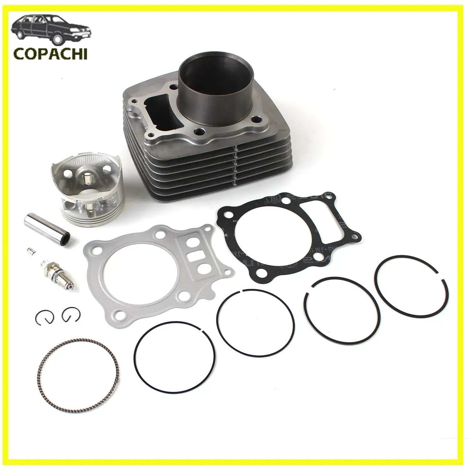 

Motorcycle 78.5mm Bore Cylinder Piston Gasket Rebuild Kit For Honda Rancher TRX350 2000-2006 ATV 12100-HN5-670 13101-HN5-670