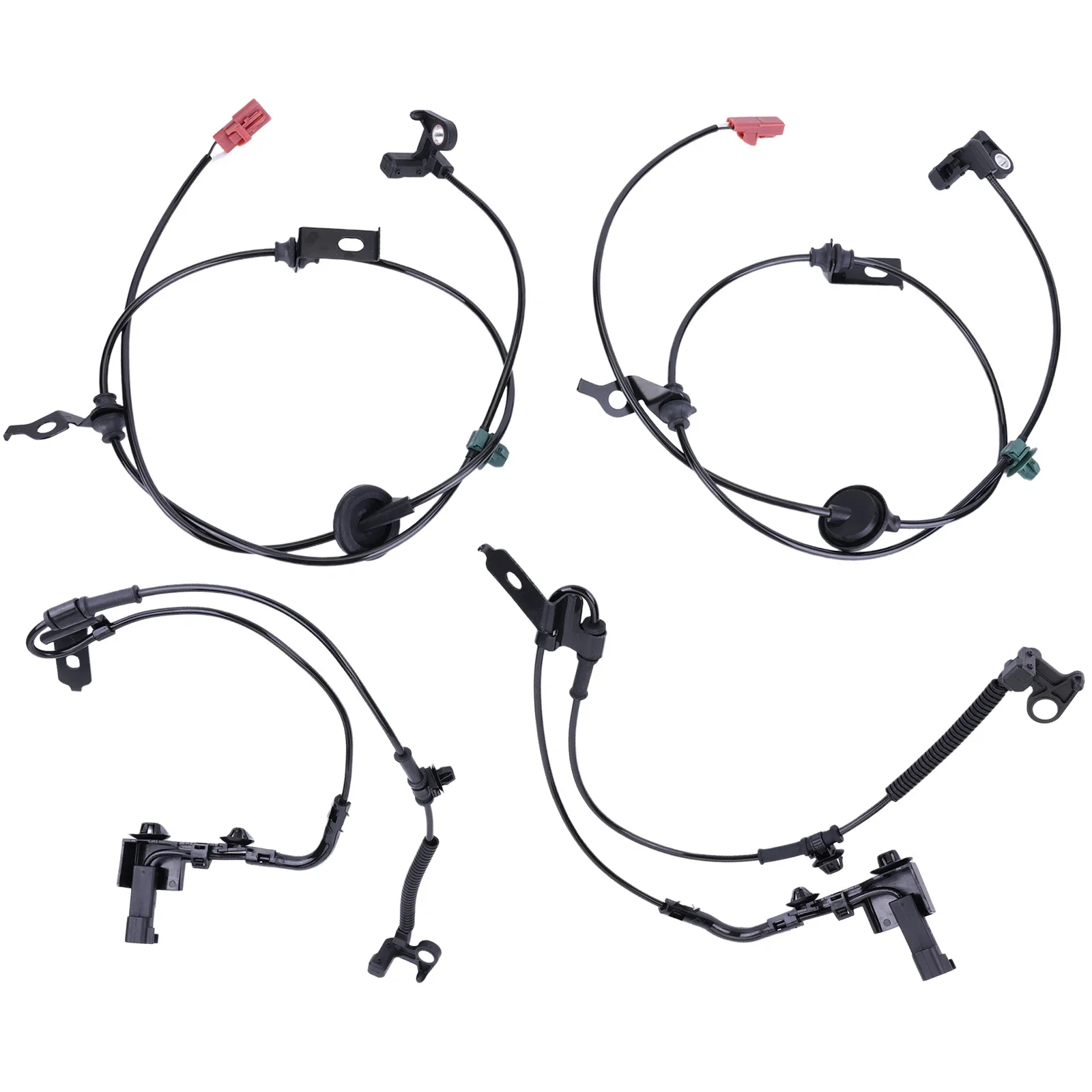 

For Ford Fusion, Lincoln MKZ, Mercury Milan, 4x front and rear ABS sensors AE5Z2C205B+ AE5C2C204AC+6E5Z2C187AA+6E5Z2C182AA