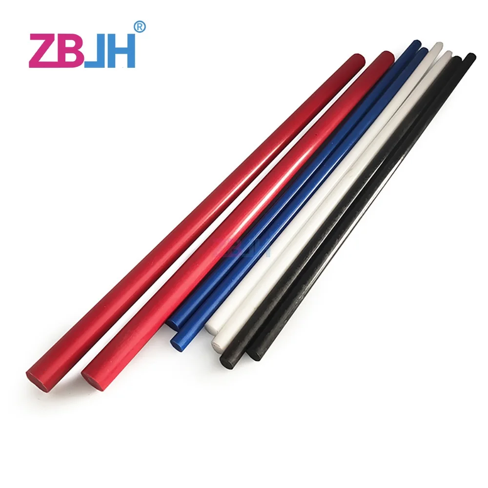 Dia.85mm 1m POM قضبان ملونة هندسية قضيب بلاستيكي بولي أوكسي ميثيلين بوم عصا