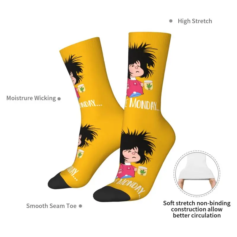 Pinche Monday مضحك مافالدا اللباس الجوارب رجل إمرأة دافئ أزياء الجدة كوينو الأرجنتين الهزلي طاقم الجوارب