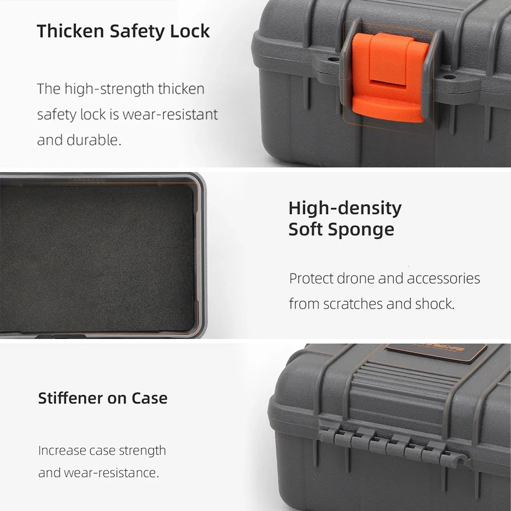 صندوق تخزين صغير مقاوم للماء، صندوق حماية آمن محمول لملحقات DJI OSMO Action 5 Pro/4/3 #5