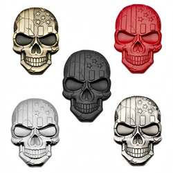 1pcs 3D Metal personality Car Badge Sticker Skull Zinc alloy Decal Sticker Decoration Cars Trucks Motorcycle Vehicle Universal