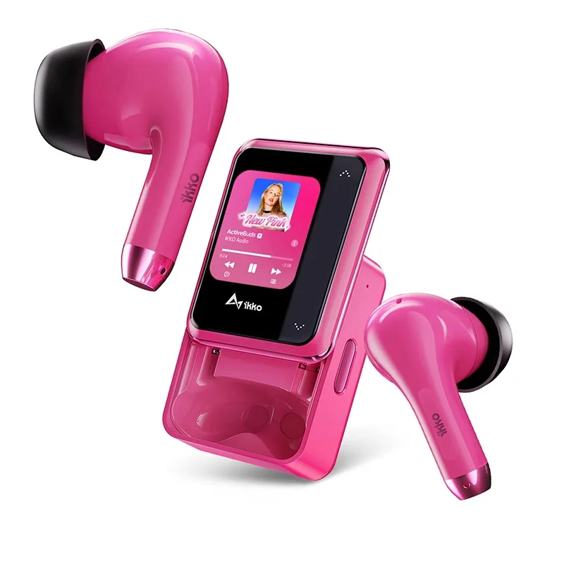 IKKO ActiveBuds Bluetooth-oortelefoon Gelijktijdige temperatuur Oortelefoon Touchscreen Intelligente oortelefoon voor kantoorreizen