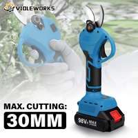 VIOLEWORKS 30mm Electric Pruning Shears Garden Tool Pruner Cordless Electric Garden Scissors Fruit Tree for Makita 18V Battery