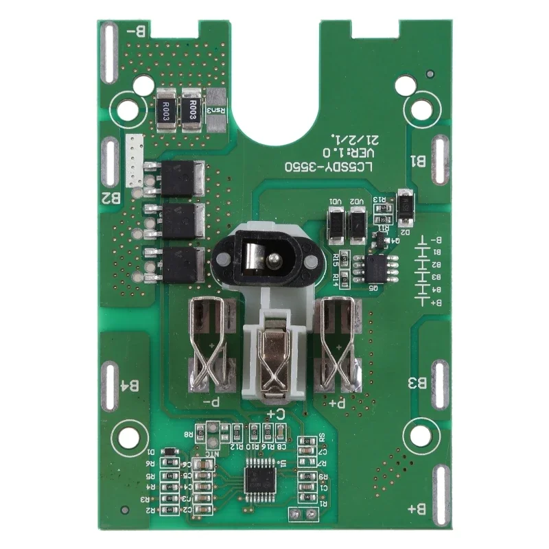 Li-ion Lithium 18650 Charging for PROTECTION Board Module 5S 21V 30A Circuit Board 2.28x2.13 Inch Profession