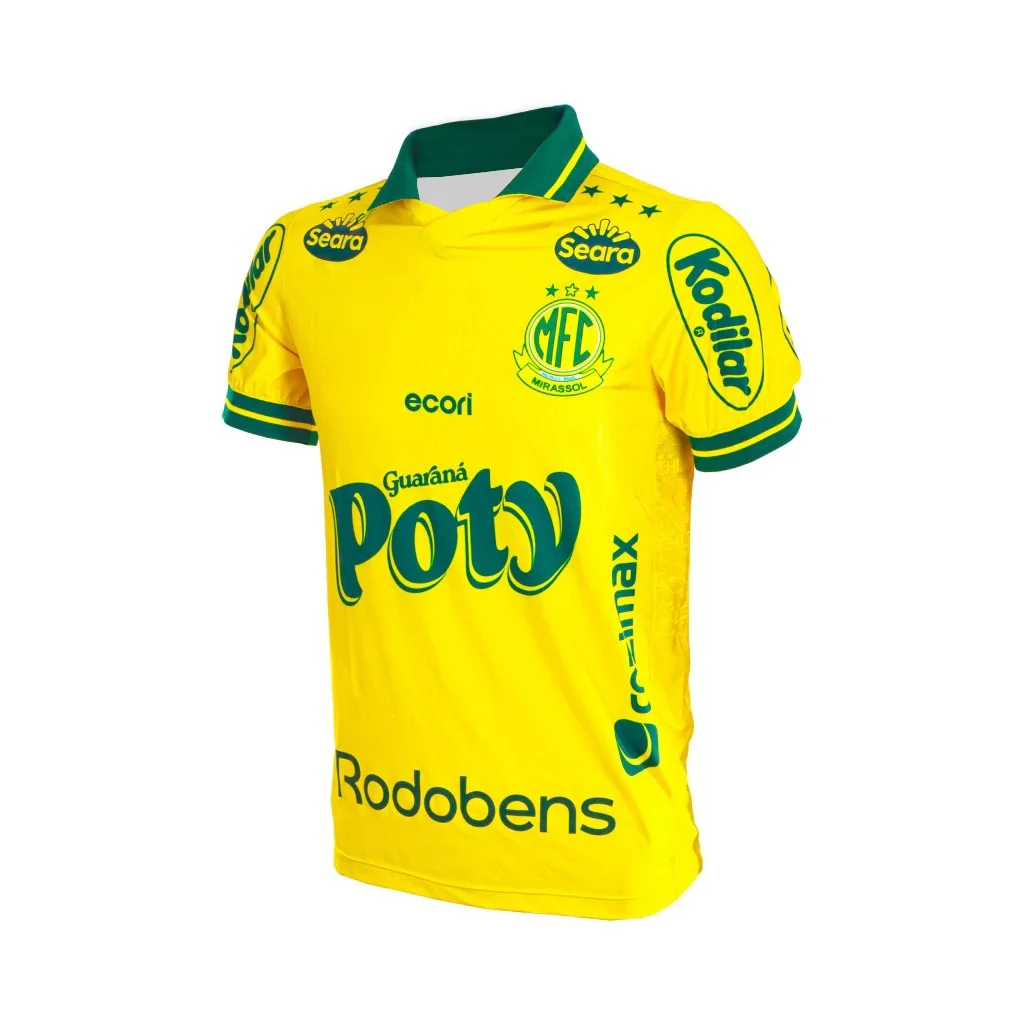 2026 Brasilien Mirassol 3D-Druck Fußballtrikot Herren Atmungsaktives Schnelltrocknendes Kurzarm-T-Shirt Familien-Partnerlook – Detail 3