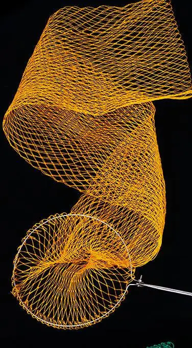 

Fish Net Large Eye Thickened Mesh Bottom Drawstring Upgraded Fishing Nets For Shrimp Bait Fish Catching Kayak Boat