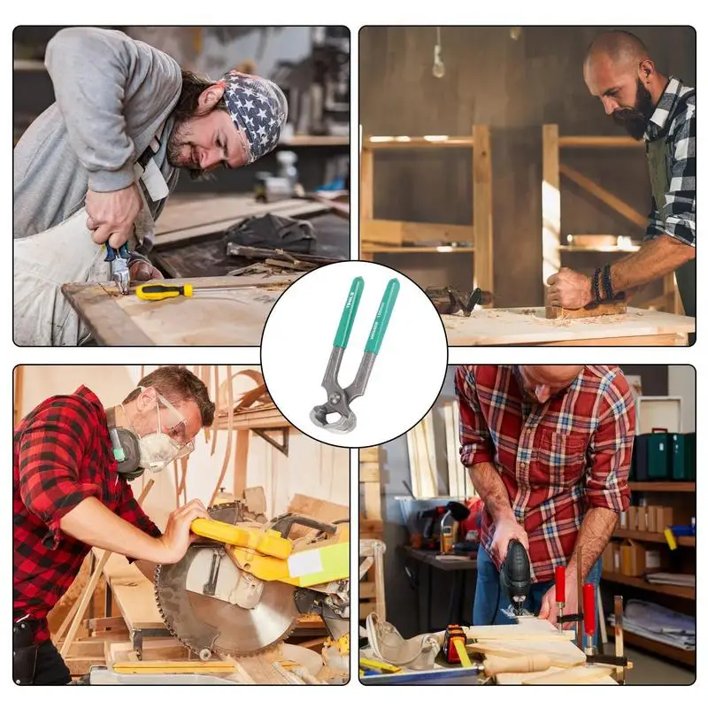 Prego Puxando Alicatadores End Cutter, Alicatadores Extrator, Força de mordida forte, Prego Extrator Ferramenta para Construção Artesão, Indústria
