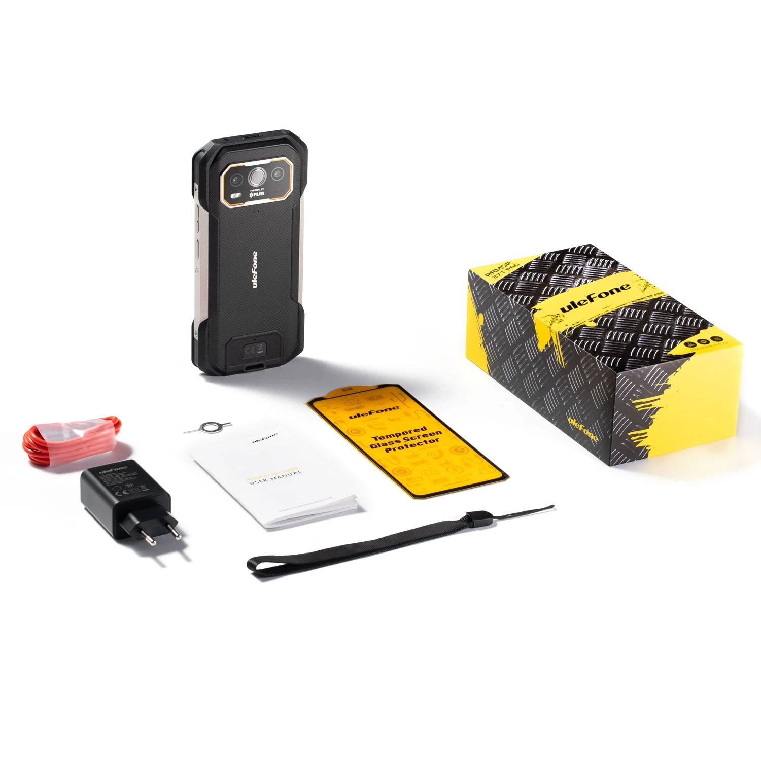 Ulefone Armor 27T Pro + Rugged Phone Thermal Imaging 12GB+256GB Night Vision 10600mAh 6.78'' Dimensity 6300 5G NFC Smartphone