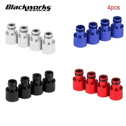 4Pcs Durable Fuel Injector Adapters Top Cap Extenders Sealing Car Auto Tool Aluminum Accessories For Honda B16 B18 D16Z D16Y FP-