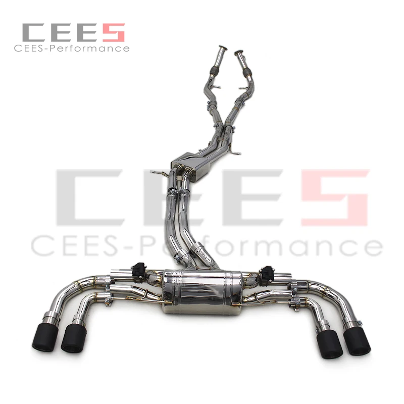 

Выхлопная система CEES Catback для PORSCHE Cayenne 4,8 2010-2016, тюнинг производительности, гоночный титановый выхлопной глушитель выхлопной трубы