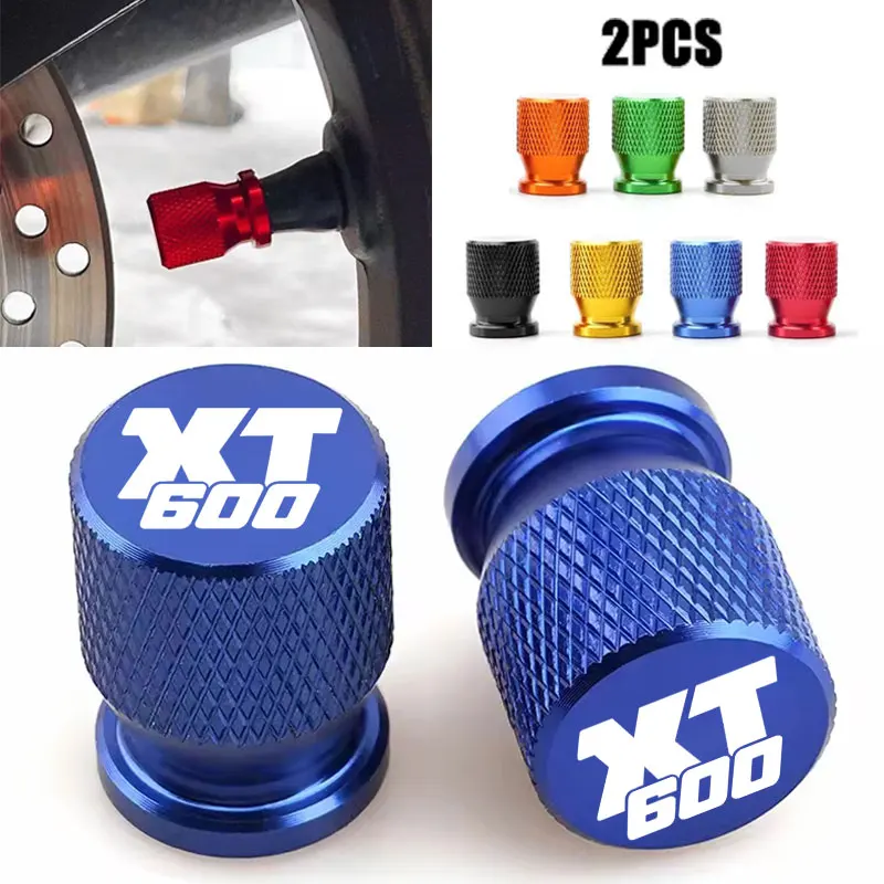 Motorcycle Accessories Tire Valve Caps Stem Cover Plug For Yamaha XT600 XT 600 XT600Z XT600E XT600ZE