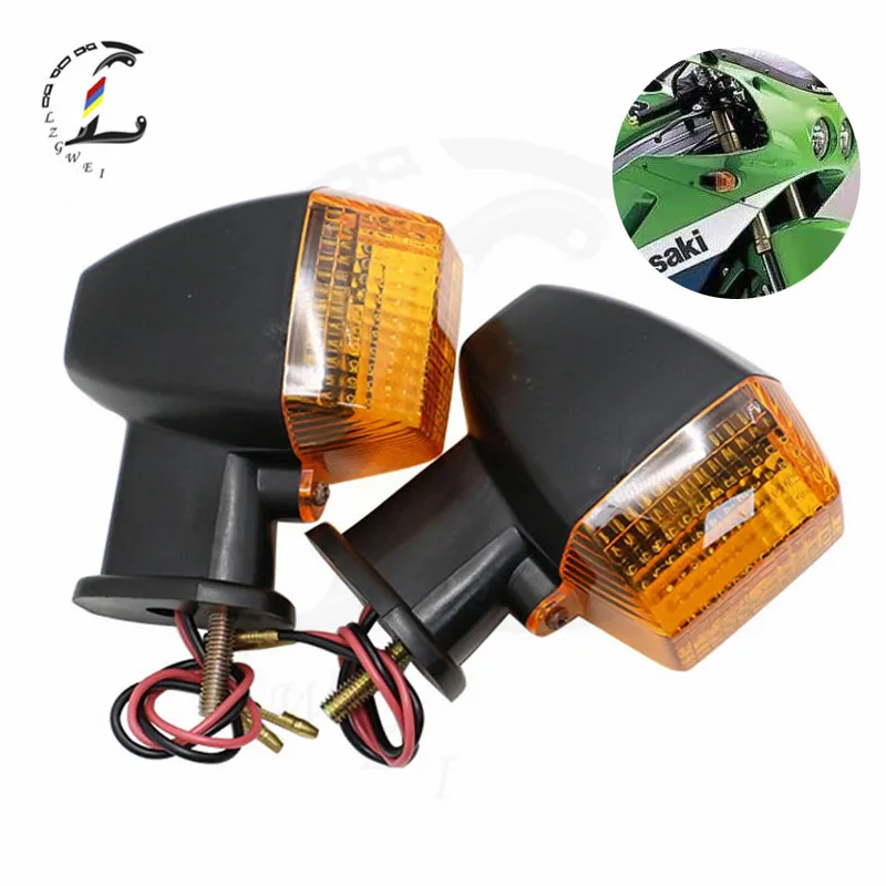 Motorcycle Signal Light Lens Flasher Lamp Turn Indicator For Kawasaki KLE250 KLE400 ZXR250 ZXR400 ZXR750 KLE400 ZRX1100 ZRX1200