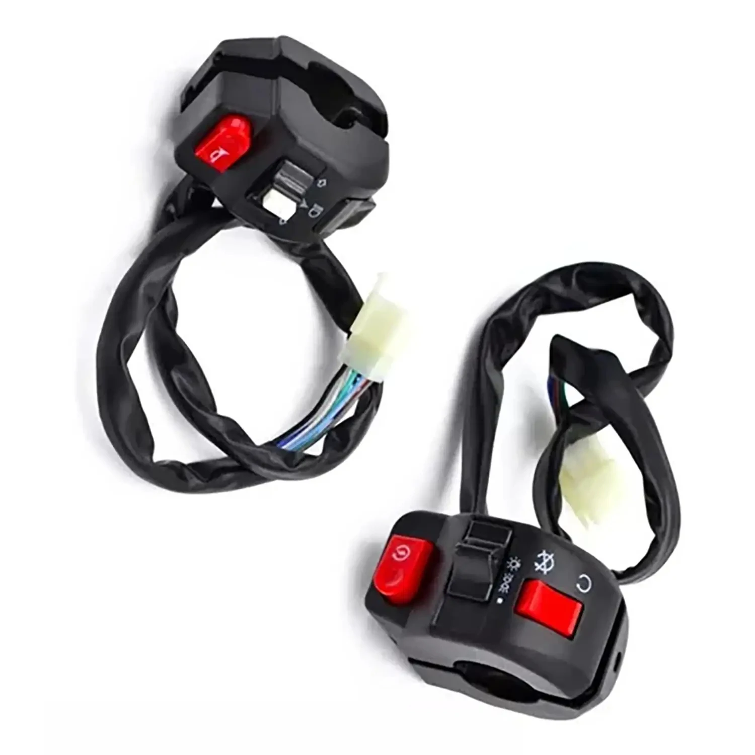 2 uds controles interruptor de manillar F04040223 derecha izquierda F04040222 para Italika Ws150 Sport 2017-2022 Ws175 2018-2022 motocicleta