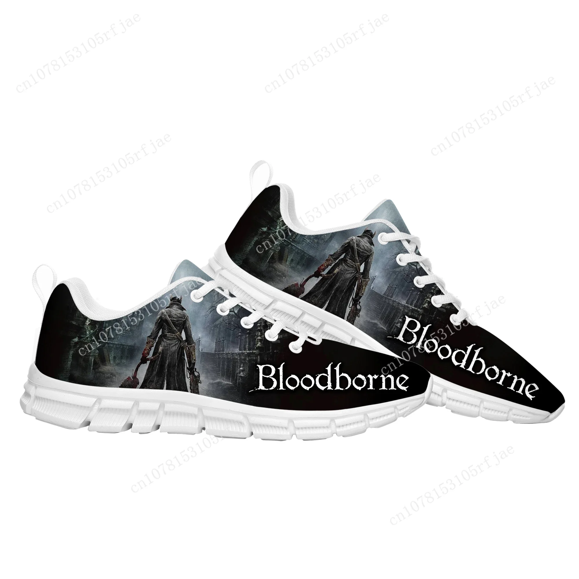 Bloodborne Sports Custom Shoes High Quality Cartoon Game Mens Womens Teenager Fashion Sneaker Tailor Made Couple Built Shoes