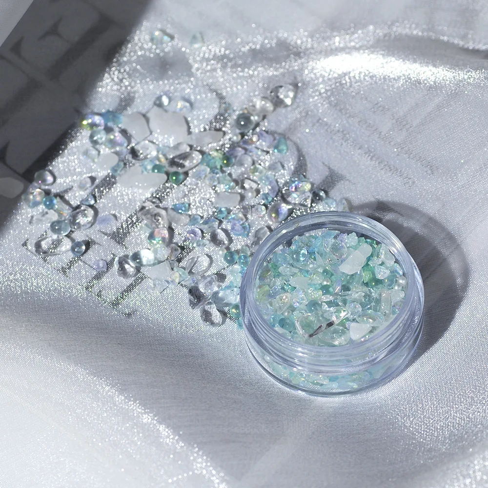 Embellishment Glue Craft - DIY Seashell Resin Gems Irregular Crushed