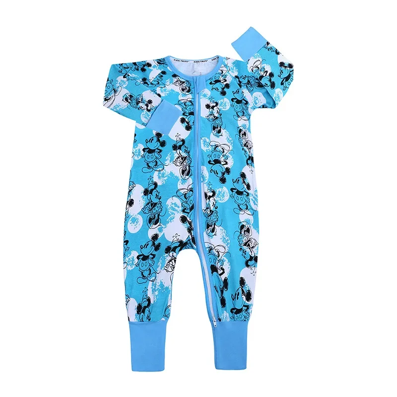 Newborn Cartoon Mickey Minnie Baby Boy Clothing Baby Romper Girl Roupas Bebes Infant Jumpsuit Cotton Toddler Rompers Pajamas Kid