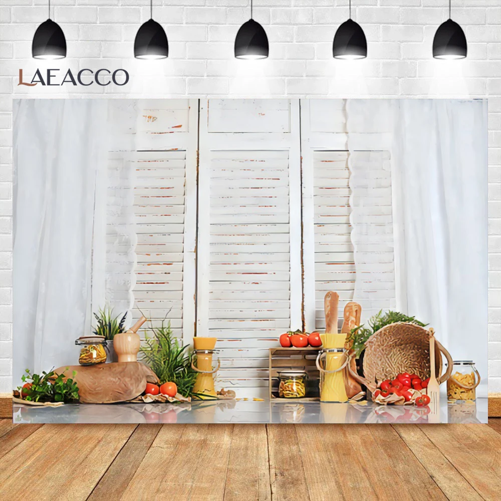 Wood Planks Backdrop Kitchen Tools Board Flowers Food Cake Portrait Party Photographic Backgrounds Photocall Photo Studio Shoot