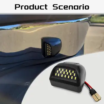 2個LED車牌燈,相容於雪佛蘭Silverado 1500/2500/3500、凱迪拉克Escalade、雪佛蘭Suburban、GMC Tahoe、GMC Sierra、GMC Yukon X。 10 最佳銷售 GMC Sierra配件 - №2