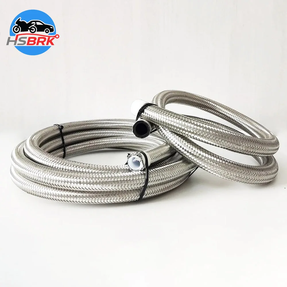 

CPE/PTFE Rubber Oil Line Stainless Steel/Nylon Braided Racing Hose AN3~AN20 1M 3M 5M 8M 10M Fuel Hose for Car Modification