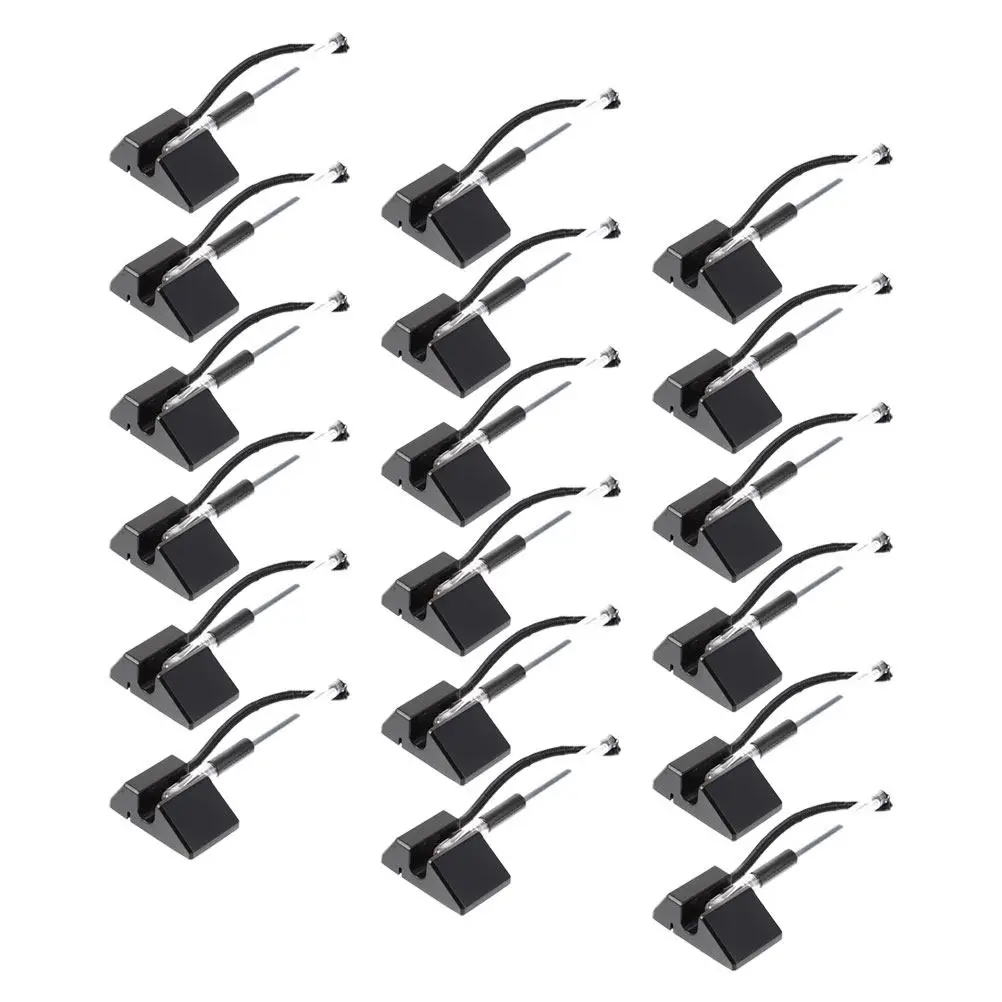 

20pcs Ballpoint Pen Plastic Desktop Counter Pens For Office Hotel Bank Signing Guest Book Table Fixed Vertical