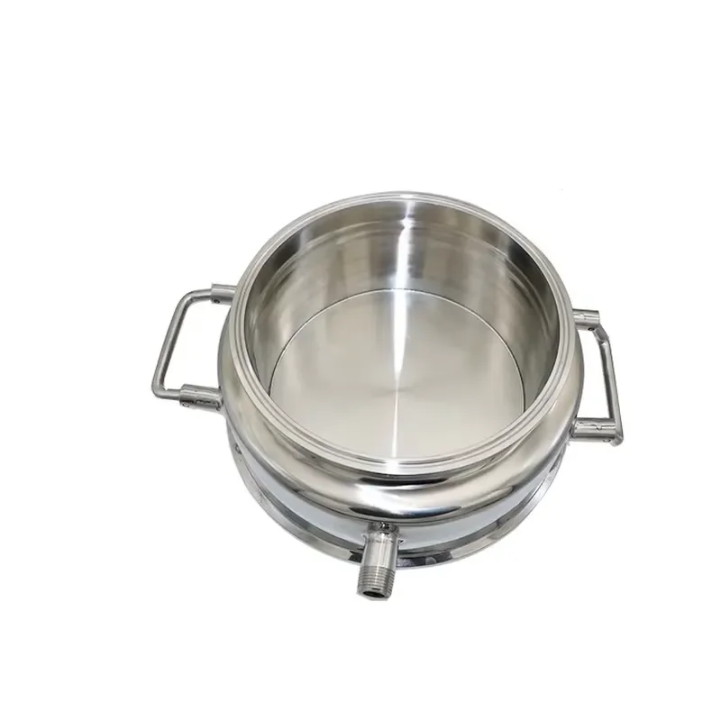 Stainless Steel Shatter Platter With Carry Handle Shatter Extractor Jacketed Shatter Platter