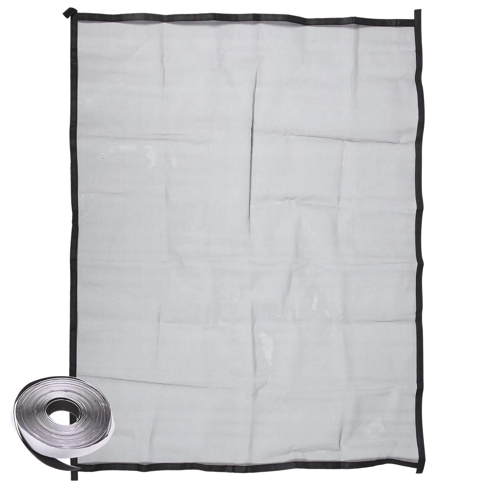 

Self Adhesive Screen Mesh 120x150cm Black Replacement Screens House Anti Insect Net Curtain Windows Anti Mosquito Net Curtain