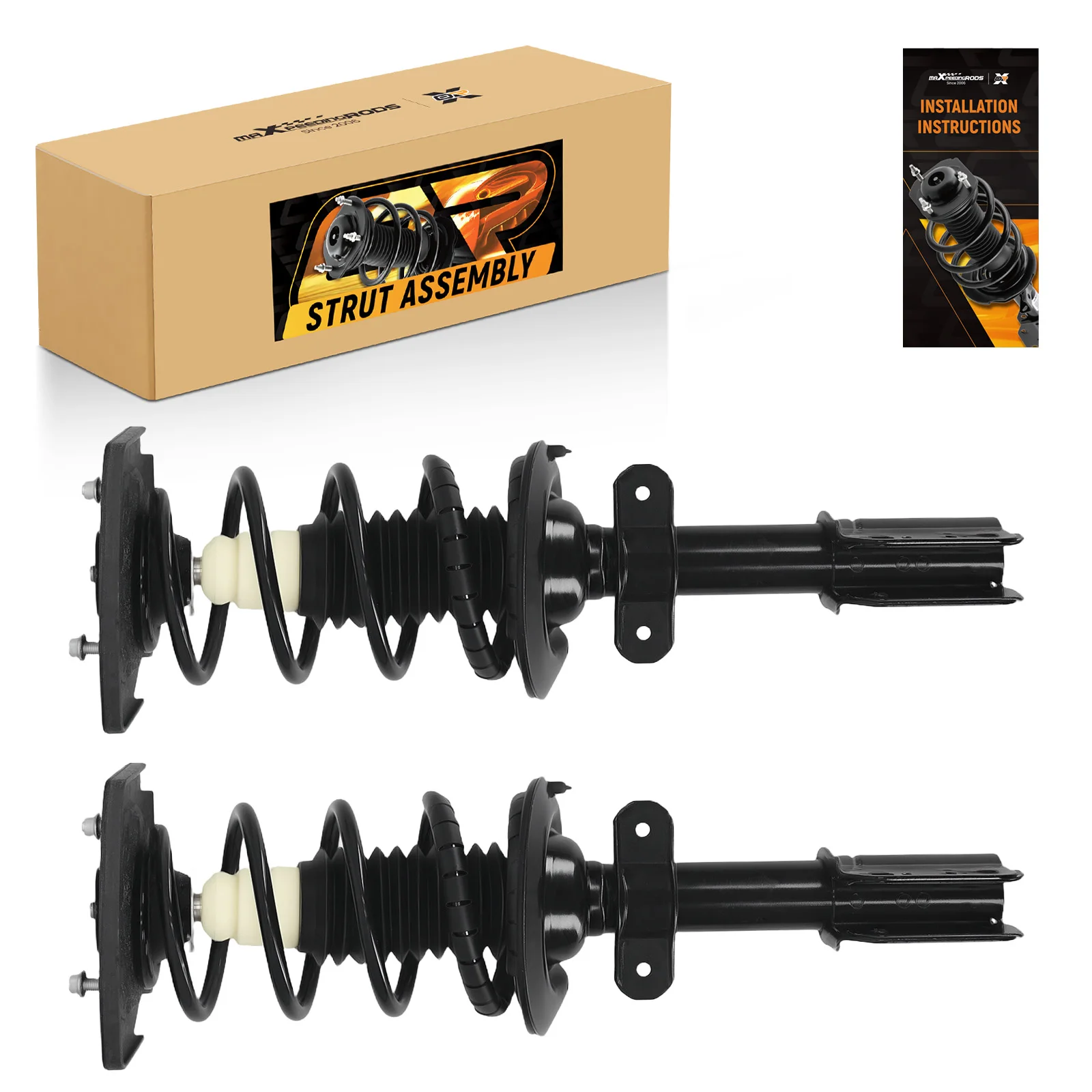 For Pair Rear Complete Struts Coil Springs For Chevy Impala Intrigue 2000-2011 Oldsmobile Intrigue 1998-2002 MONTE