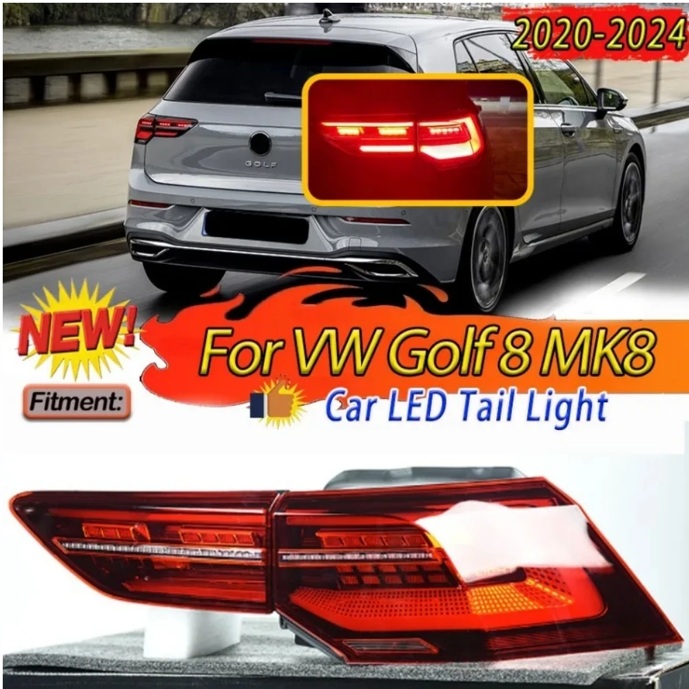 

LED Tail Lights Assembly For Volkswagen Golf 8 MK8 2020-2024 Car Taillight Assembly DRL Turn Signal Lamp Brake Light Automotive