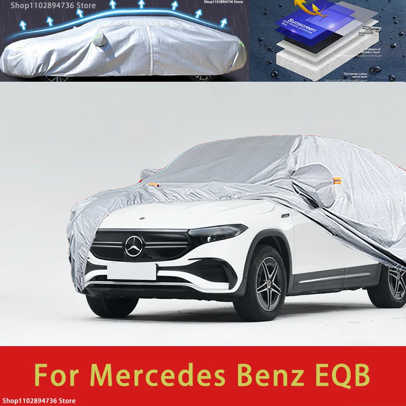 

For Mercedes Benz EQB Car protective cover, sun protection, cooling protection, car clothing, car paint protection auto